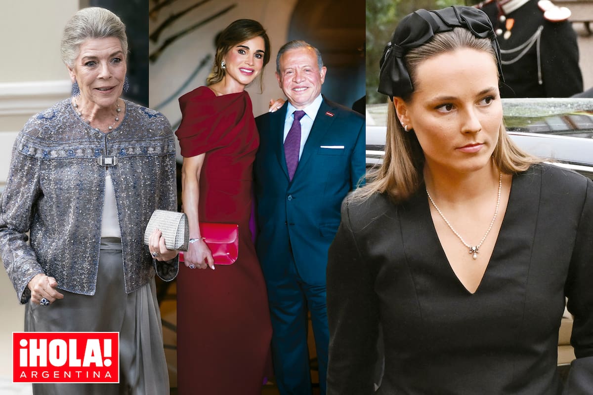 Carolina de Mónaco, Rania de Jordania y su marido, el rey Abdalá II y la princesa Ingrid de Noruega
