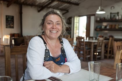 Carolina Garate abrió la pulpería hace cinco años.