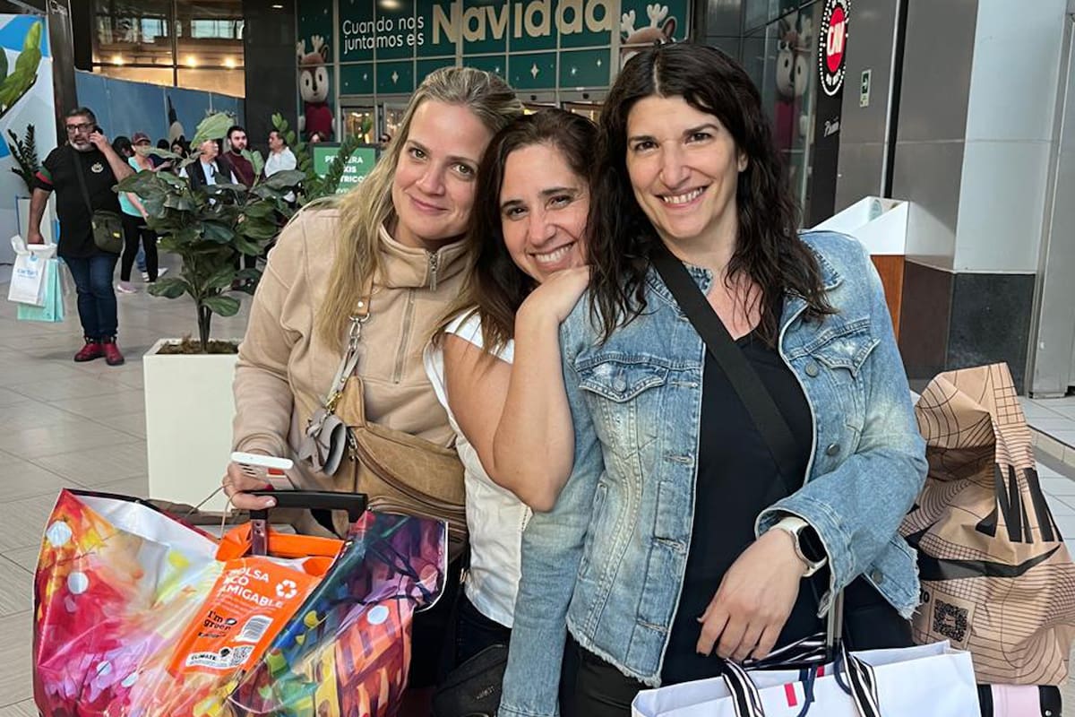 Carolina, Gilda y Melina piensan volver pronto a Chile para aprovechar la temporada de ofertas