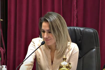 Carolina Losada presidió el Senado, por primera vez, durante unos minutos