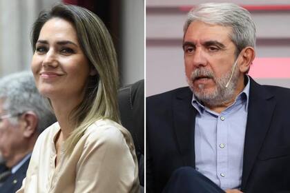 Carolina Losada y Aníbal Fernández se cruzaron en Twitter