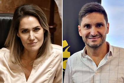 Carolina Losada y Maxi Pullaro, aliados, pero rivales en las elecciones de Santa Fe