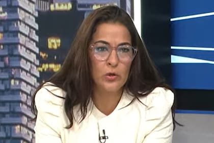 Carolina Moisés, senadora peronista que asumió la vicepresidenta de la Cámara alta, durante una entrevista con LN+