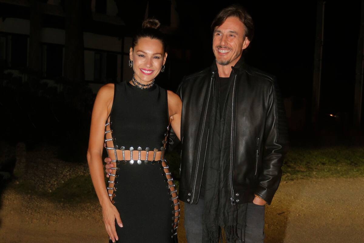 Carolina Pampita Ardohain llega a la fiesta organizada por el empresario Giuseppe Cipriani