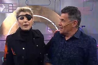 El mal momento de Carolina Papaleo en vivo: apareció con un parche en el ojo