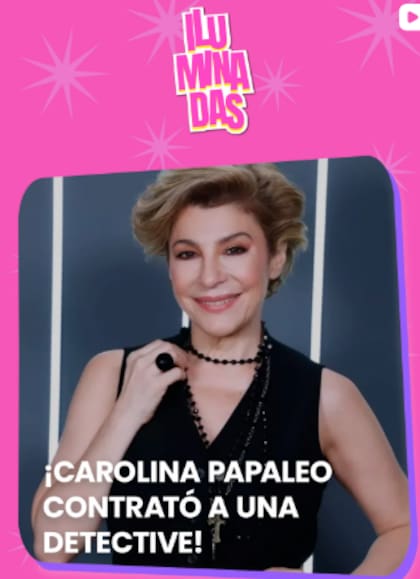 Carolina Papaleo y una insólita ocurrencia (Foto: Captura Instagram)