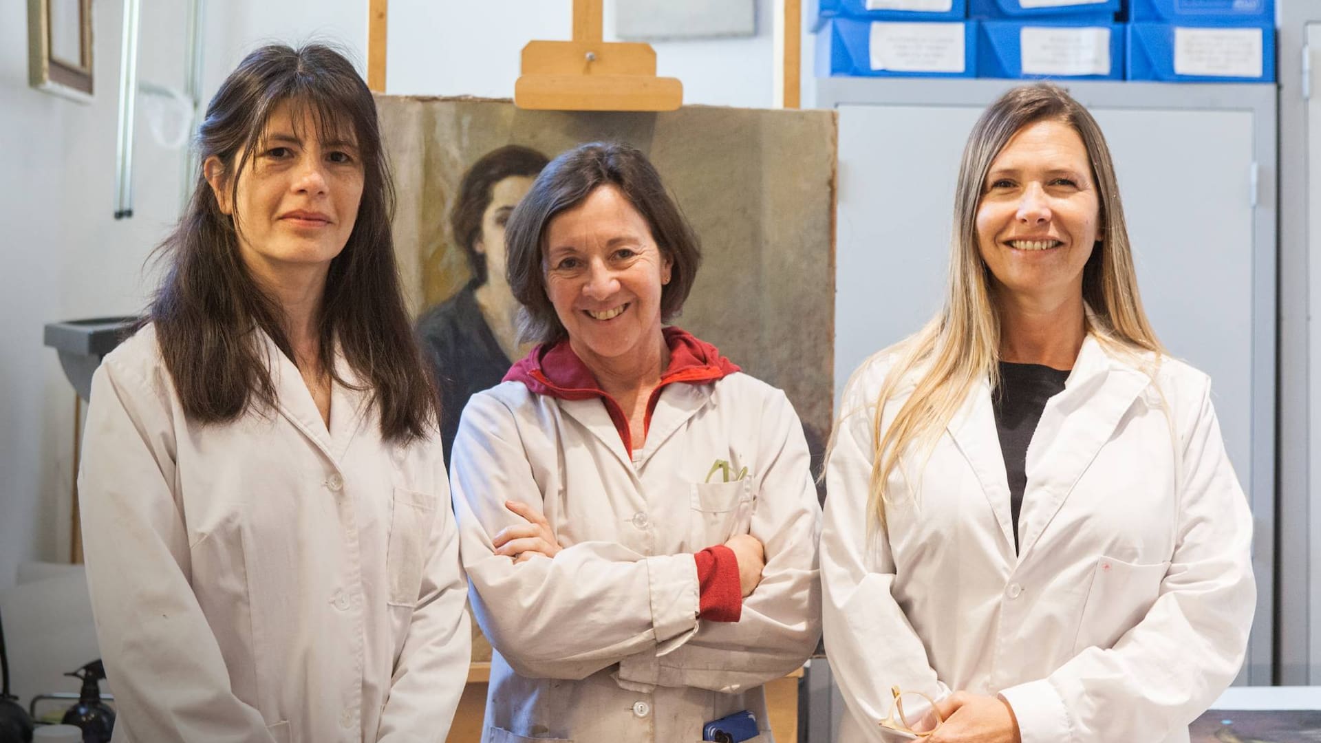 Jimena Tilio y Carolina Ramírez son expertas en restauración.