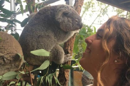 Carolina vivió en Australia donde trabajó como au pair