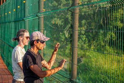 Carolina y Matías, los encargados de la reintroducción