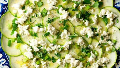 Carpacio de zuchini