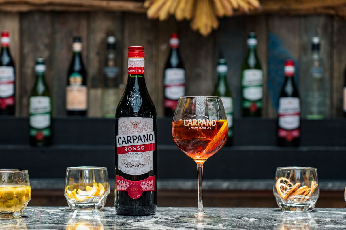 Carpano orange.