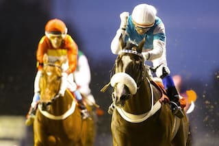 Turf. El "zainito del ojo hundido", sensación de las Carreras de las Estrellas