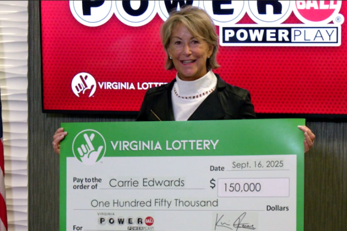 Carrie Edwards ganó US$150 mil dólares en la lotería, pero decidió donar su premio a tres organizaciones benéficas