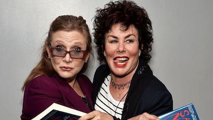 Carrie Fisher, la actriz que le dio vida a la princesa Leia, también fue una cercana amiga de Wax.