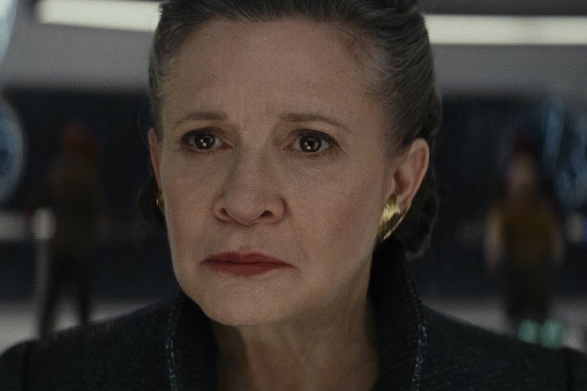 Carrie Fisher y su última participación