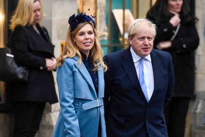 Carrie Symonds y Boris Jhonson tuvieron un hijo el año pasado