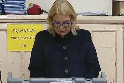 Carrió, con problemas para votar