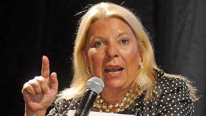 Elisa Carrió defendió a Washington Palacios, el fiscal que puso en duda el robo a Massa