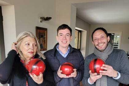 Carrió, Maqueda Hernández y Maxi Ferraro, reunidos en Córdoba.
