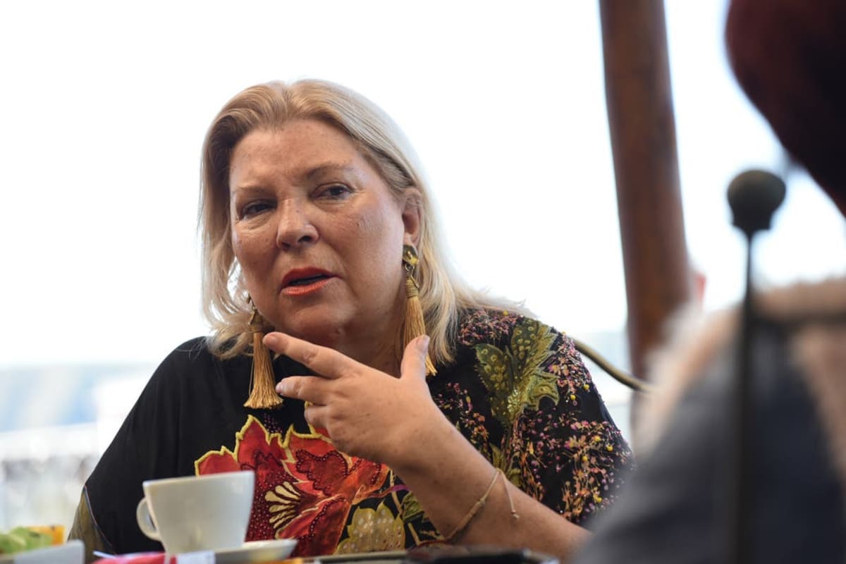 Carrió marcó su diferencia con el proyecto que impulsó Larreta