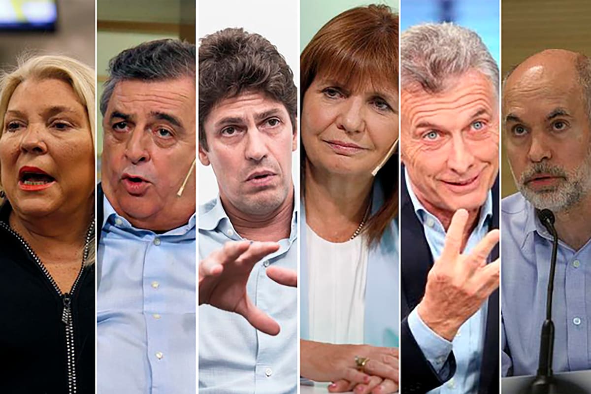 Carrió, Negri, Lousteau, Bullrich, Macri y Rodríguez Larreta, referentes de Juntos por el Cambio