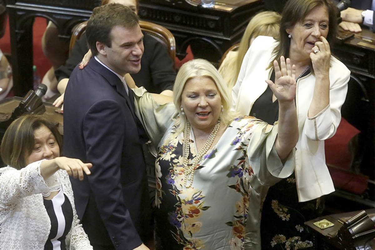 Carrió pidió postergar el debate sobre el aborto hasta después de Semana Santa
