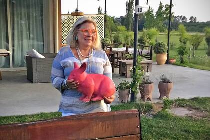 Carrió se acaba de mudar a su nueva casa, con la misma forma que la de su infancia