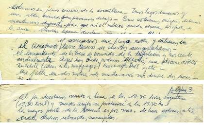Carta de Zurro que su familia conserva.