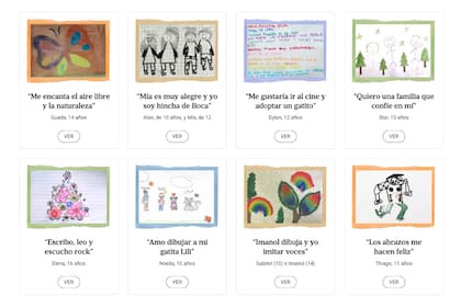 Chicos que esperan ser adoptados escribieron las cartas más importantes de sus vidas