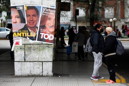 Carteles de la campaña por las legislativas de 2021