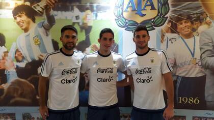 Caruzzo, Marcone y Alario vestidos de selección