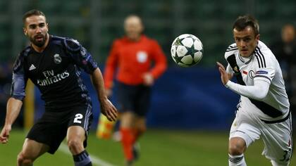 Carvajal, en la marca de Radovic