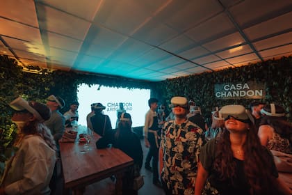 Casa Chandon incorporó una experiencia con realidad virtual.