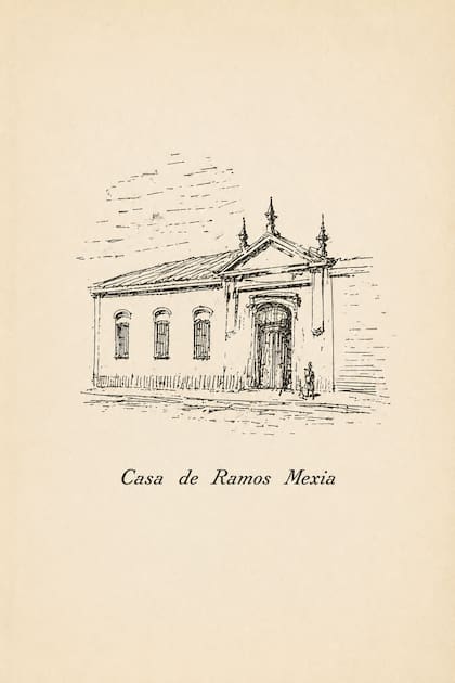Casa conocida como de Ramos Mexia, en Bolívar 553, donde Cisneros habría vivido menos de un mes cuando dejó de ocupar el cargo de Virrey.