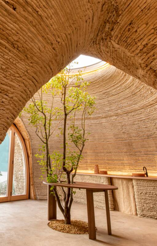 Casa de barro en 3D y rápida de construir