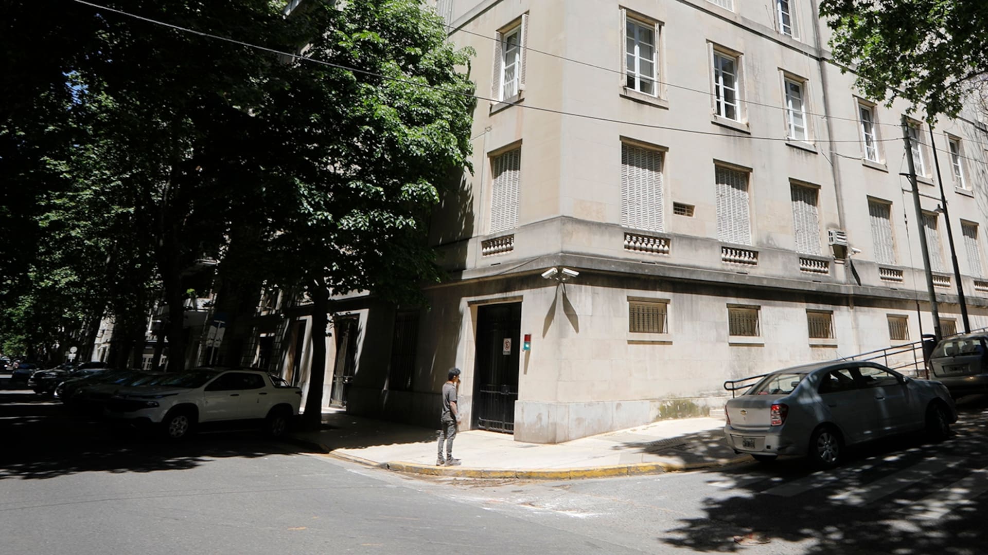 Vista del edificio donde vivieron Adolfo Bioy Casares y Silvina Ocampo