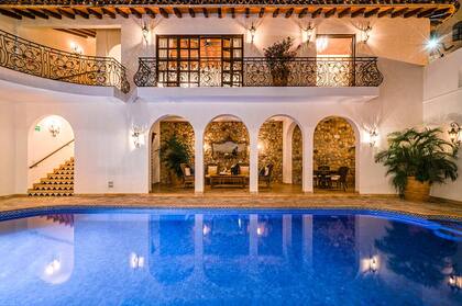 Vista de la piscina