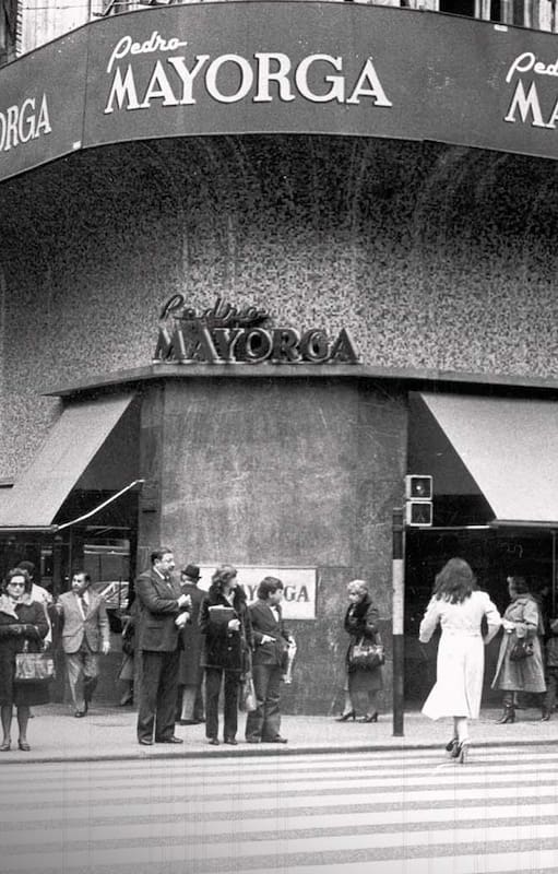 Casa Mayorga ocupó la esquina de Florida y Corrientes durante décadas.