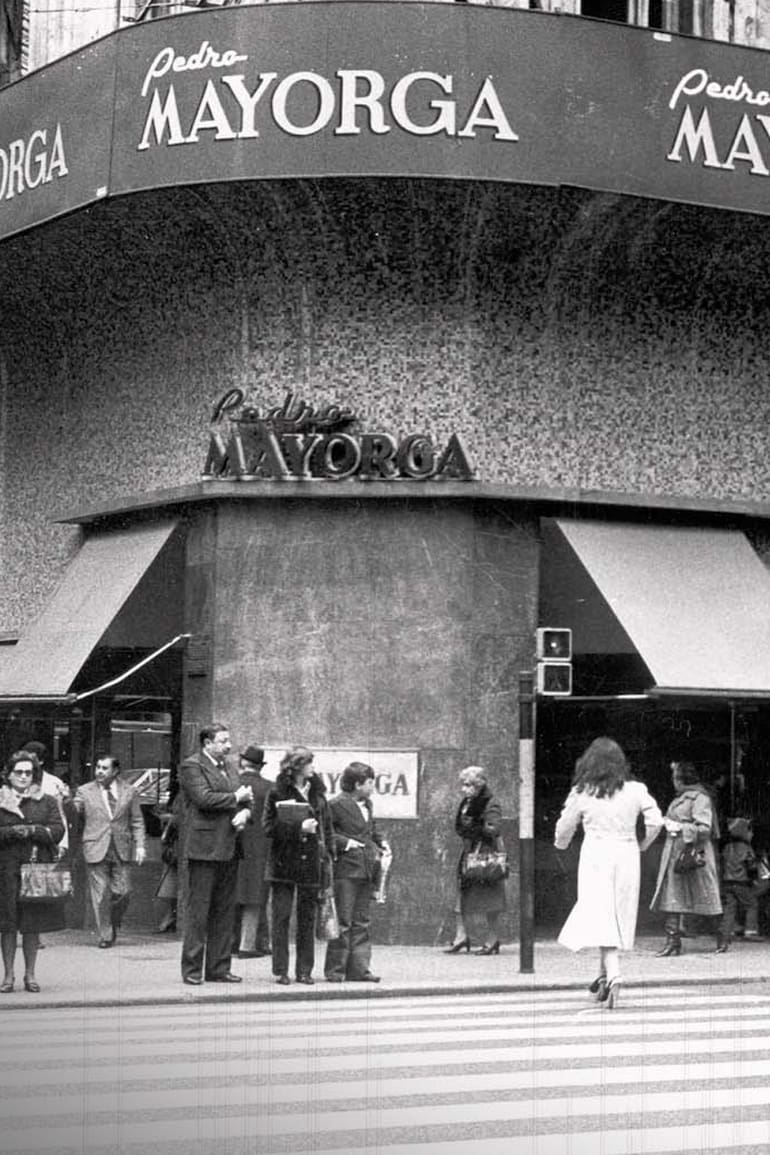 Casa Mayorga ocupó la esquina de Florida y Corrientes durante décadas.