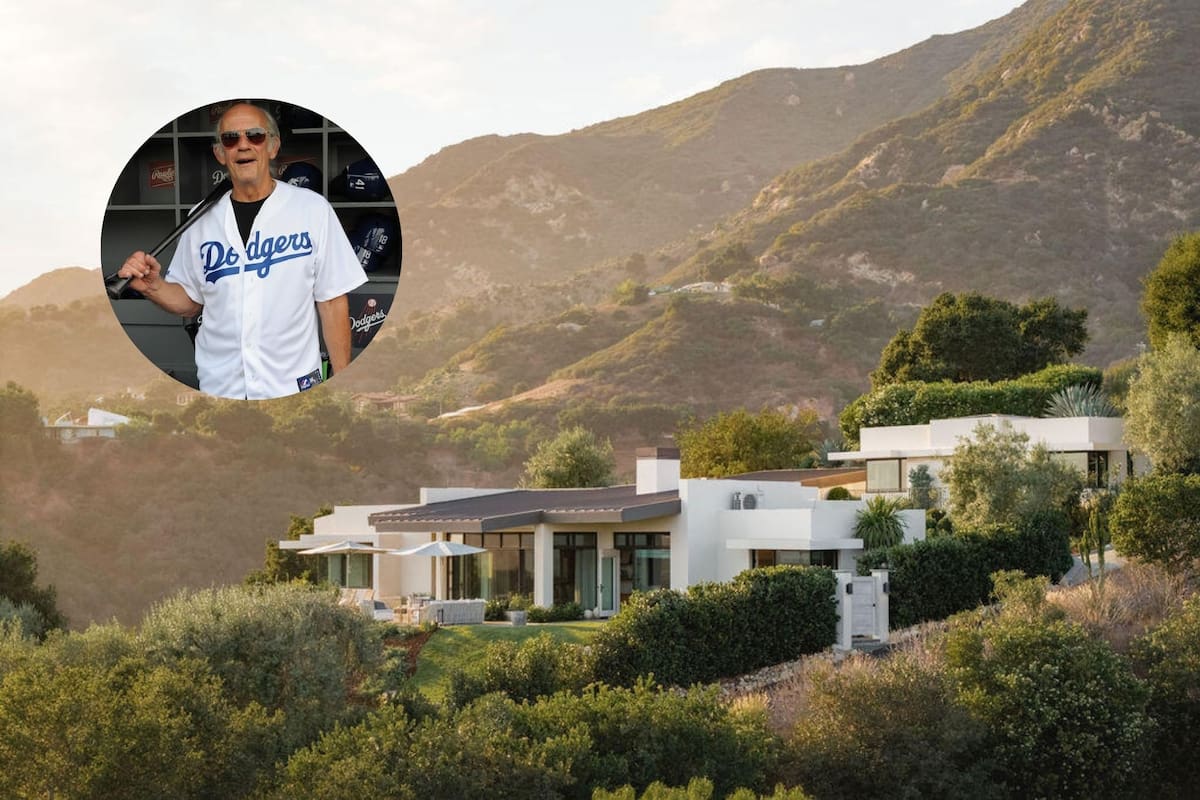 Casa que puso a la venta el actor Christopher Lloyd (Instagram @mrchristopherlloyd/compass.com)