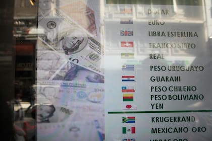 Casas de cambio y dolar para ilustrar notas en Lanacion.com Foto: Soledad Aznarez   10_9_15