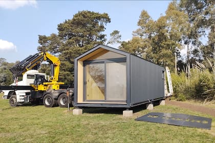 Casas modulares: se construyen en una fábrica y se instalan en el terreno