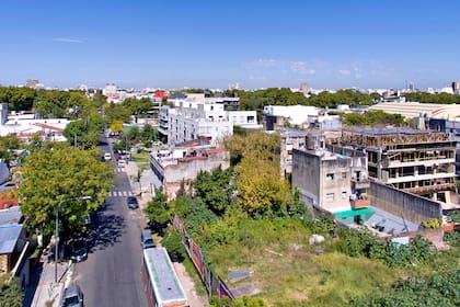 Casas y terrenos abandonados en la traza Donado -Holmberg