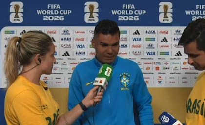 Casemiro se emocionó tras ser consultado por el impacto que puede tener la eliminación en los nenes brasileños
