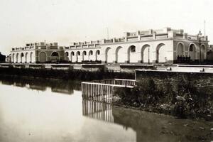 Caserón en Palermo de Juan Manuel de Rosas, dinamitado en 1899