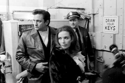 Cash y June Carter Cash en San Quentin, 1969