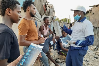 La mitad de los migrantes en Somalía no habían escuchado hablar del nuevo coronavirus hasta la semana pasada