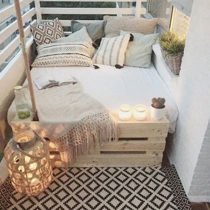 Casi un dormitorio más hecho con palets