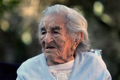 Casilda Benegas, de 113 años