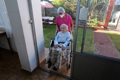 Casilda, en el geriátrico